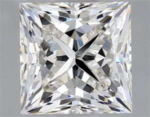 Picture of Natural Diamond 1.20 Carats, Princess with  Cut, H Color, VS1 Clarity and Certified by GIA