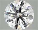 Lab Grown Diamond 5.03 Carats, Round with Excellent Cut, E Color, VS1 Clarity and Certified by IGI