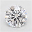 Lab Grown Diamond 3.08 Carats, Round with Ideal Cut, D Color, VVS1 Clarity and Certified by IGI