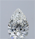 Diamante Natural 0.71 quilates, De pera , Color J, claridad VS2 y certificado GIA