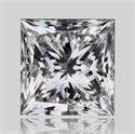 Diamante Natural 1.20 quilates, Princesa , Color D, claridad VVS1 y certificado GIA