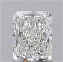 Natural Diamond 1.50 Carats, Radiant with  Cut, G Color, VS2 Clarity and Certified by GIA