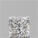 Natural Diamond 1.21 Carats, Princess with  Cut, F Color, VS1 Clarity and Certified by GIA