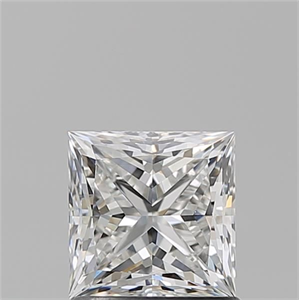 Picture of Natural Diamond 1.21 Carats, Princess with  Cut, F Color, VS1 Clarity and Certified by GIA