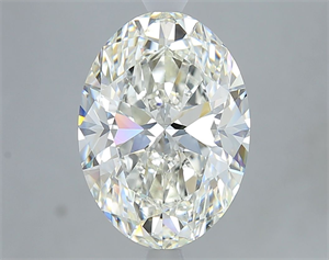 Picture of Natural Diamond 4.33 Carats, Oval with  Cut, I Color, SI1 Clarity and Certified by GIA