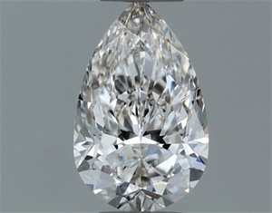 Picture of Natural Diamond 0.50 Carats, Pear with  Cut, G Color, SI2 Clarity and Certified by GIA