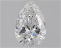 Natural Diamond 0.53 Carats, Pear with  Cut, D Color, SI1 Clarity and Certified by GIA