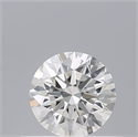Natural Diamond 0.45 Carats, Round with Excellent Cut, F Color, SI1 Clarity and Certified by GIA