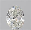 Natural Diamond 2.21 Carats, Oval with  Cut, I Color, VS1 Clarity and Certified by GIA