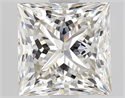 Natural Diamond 1.51 Carats, Princess with  Cut, J Color, VS2 Clarity and Certified by GIA