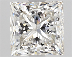 Picture of Natural Diamond 1.51 Carats, Princess with  Cut, J Color, VS2 Clarity and Certified by GIA