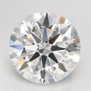 Picture of Lab Grown Diamond 3.33 Carats, Round with Ideal Cut, D Color, VVS1 Clarity and Certified by IGI