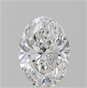 Natural Diamond 1.20 Carats, Oval with  Cut, E Color, SI2 Clarity and Certified by GIA
