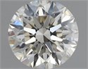 Natural Diamond 0.55 Carats, Round with Excellent Cut, K Color, VS1 Clarity and Certified by GIA