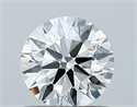 Natural Diamond 0.80 Carats, Round with Excellent Cut, E Color, VVS1 Clarity and Certified by GIA