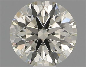 Picture of Natural Diamond 0.66 Carats, Round with Excellent Cut, K Color, VVS1 Clarity and Certified by IGI