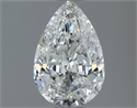 Natural Diamond 1.20 Carats, Pear with  Cut, G Color, SI2 Clarity and Certified by GIA