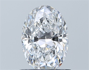 Picture of Natural Diamond 0.90 Carats, Oval with  Cut, D Color, VS2 Clarity and Certified by GIA