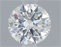 Natural Diamond 0.51 Carats, Round with Excellent Cut, E Color, SI1 Clarity and Certified by GIA