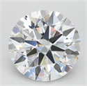 Lab Grown Diamond 3.95 Carats, Round with Ideal Cut, D Color, VVS1 Clarity and Certified by IGI