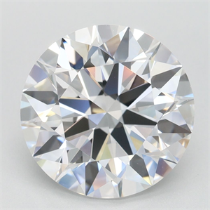 Picture of Lab Grown Diamond 3.95 Carats, Round with Ideal Cut, D Color, VVS1 Clarity and Certified by IGI
