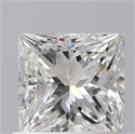 Natural Diamond 0.80 Carats, Princess with  Cut, F Color, VS1 Clarity and Certified by GIA