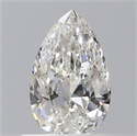 Natural Diamond 0.50 Carats, Pear with  Cut, G Color, SI2 Clarity and Certified by GIA