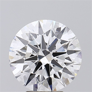 Picture of Lab Grown Diamond 5.25 Carats, Round with Ideal Cut, D Color, VS2 Clarity and Certified by IGI