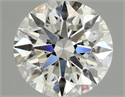 Natural Diamond 0.70 Carats, Round with Excellent Cut, J Color, SI1 Clarity and Certified by GIA