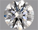 Diamante Natural 0.50 quilates, Redondo , Color H, claridad IF y certificado GIA