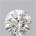 Natural Diamond 0.72 Carats, Round with Excellent Cut, I Color, VS2 Clarity and Certified by GIA