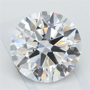 Picture of Lab Grown Diamond 2.73 Carats, Round with Ideal Cut, D Color, IF Clarity and Certified by IGI