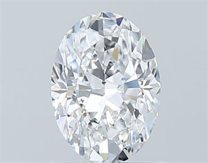Picture of Natural Diamond 0.81 Carats, Oval with  Cut, D Color, SI1 Clarity and Certified by GIA