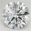 Lab Grown Diamond 5.79 Carats, Round with Excellent Cut, D Color, VVS1 Clarity and Certified by GIA