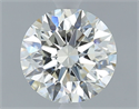Natural Diamond 1.02 Carats, Round with Excellent Cut, J Color, VVS2 Clarity and Certified by GIA