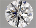 Natural Diamond 0.80 Carats, Round with Excellent Cut, F Color, SI1 Clarity and Certified by GIA