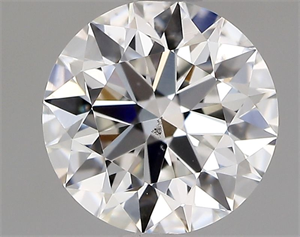 Picture of Natural Diamond 0.80 Carats, Round with Excellent Cut, F Color, SI1 Clarity and Certified by GIA
