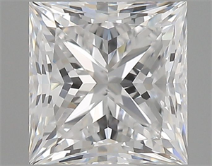 Foto Diamante Natural 0.90 quilates, Princesa , Color E, claridad VS2 y certificado GIA de