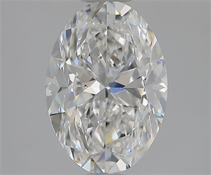 Picture of Natural Diamond 1.51 Carats, Oval with  Cut, F Color, VS1 Clarity and Certified by GIA
