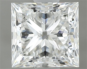 Foto Diamante Natural 1.00 quilates, Princesa , Color G, claridad VVS2 y certificado GIA de
