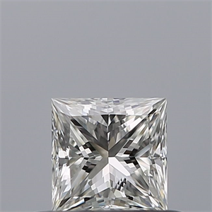 Picture of Natural Diamond 0.40 Carats, Princess with  Cut, F Color, VVS2 Clarity and Certified by IGI
