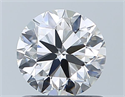 Natural Diamond 0.91 Carats, Round with Very Good Cut, D Color, VVS2 Clarity and Certified by GIA