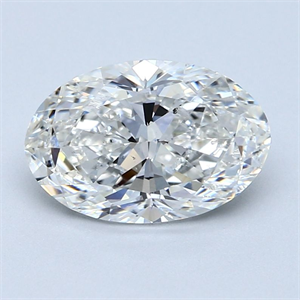 Picture of Natural Diamond 2.51 Carats, Oval with  Cut, G Color, SI2 Clarity and Certified by GIA