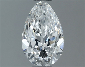 Picture of Natural Diamond 0.61 Carats, Pear with  Cut, F Color, VS2 Clarity and Certified by GIA