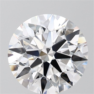 Picture of Lab Grown Diamond 3.53 Carats, Round with Ideal Cut, D Color, VS1 Clarity and Certified by IGI