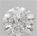Natural Diamond 0.53 Carats, Round with Very Good Cut, G Color, I1 Clarity and Certified by IGI