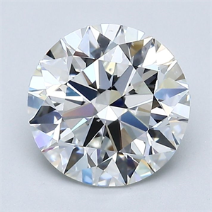 Foto Diamante Natural 2.10 quilates, Redondo , Color G, claridad VS2 y certificado GIA de