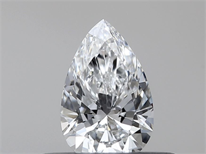 Foto Diamante Natural 0.30 quilates, De pera , Color E, claridad VVS2 y certificado GIA de