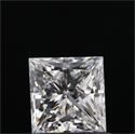 Natural Diamond 0.74 Carats, Princess with  Cut, F Color, SI2 Clarity and Certified by GIA