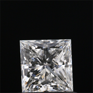 Picture of Natural Diamond 0.74 Carats, Princess with  Cut, F Color, SI2 Clarity and Certified by GIA